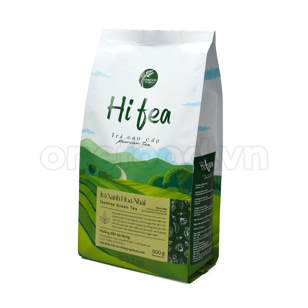 Trà Xanh Hoa Nhài Hi-Tea 500gr - Image 2